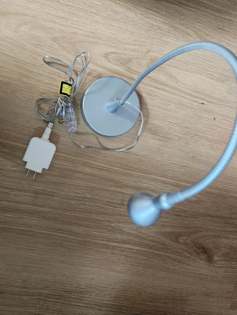 Ikea Jansjo Silver / Gray Gloss Metallic LED light
